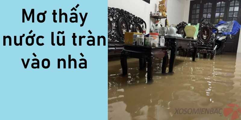 Nước ngập đường phố trong giấc mơ ban đêm