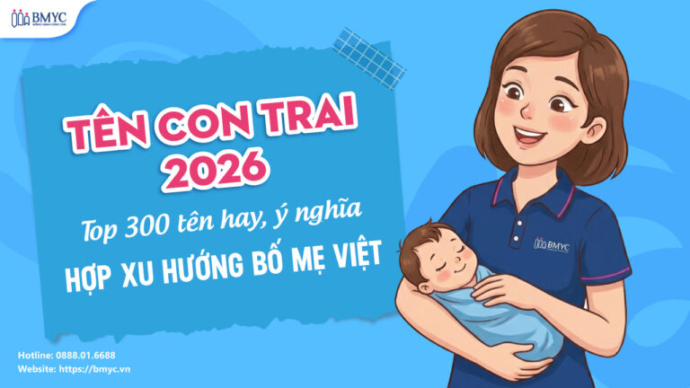 Tên nickname hay cho bé trai sinh năm 2026