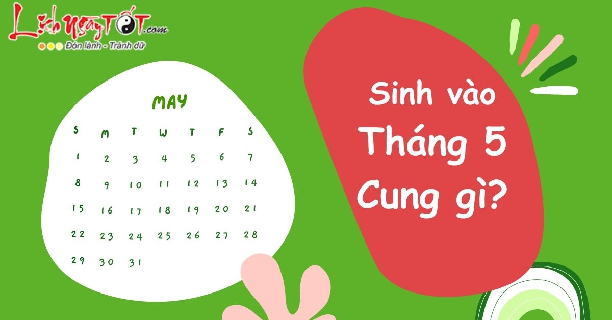 Ngày 31 tháng 5 thuộc cung gì
