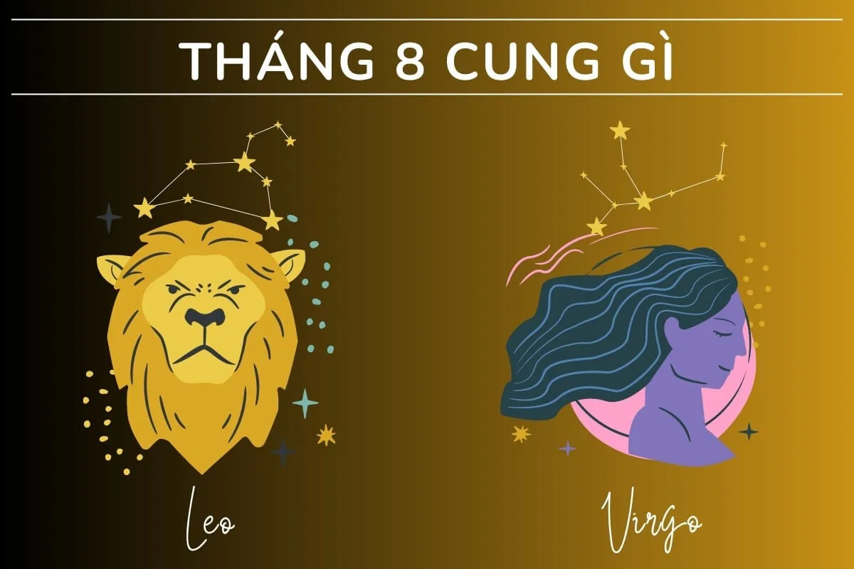Hình minh họa cung hoàng đạo tháng 8