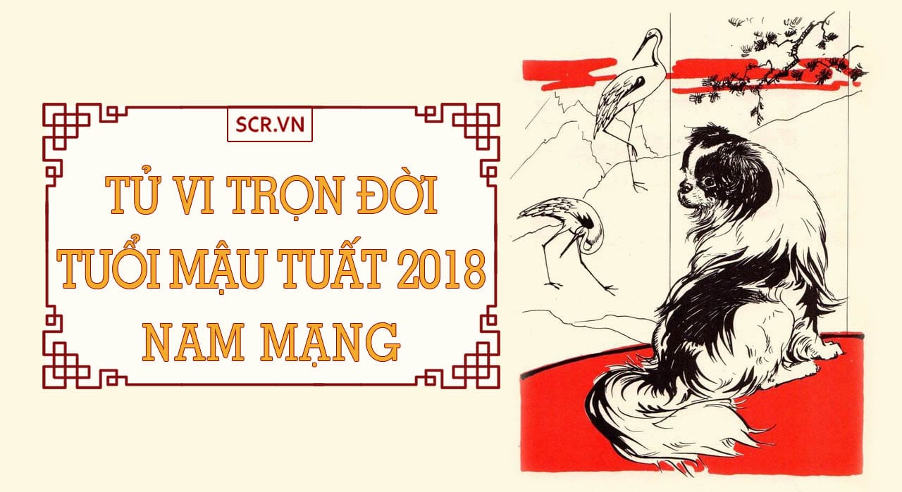 Tử vi trọn đời tuổi Mậu Tuất 2018 nam mạng