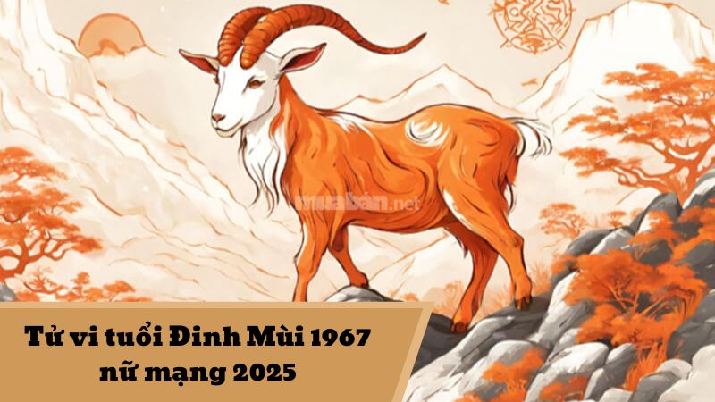 Tử vi nữ Đinh Mùi 1967 năm 2025 chi tiết