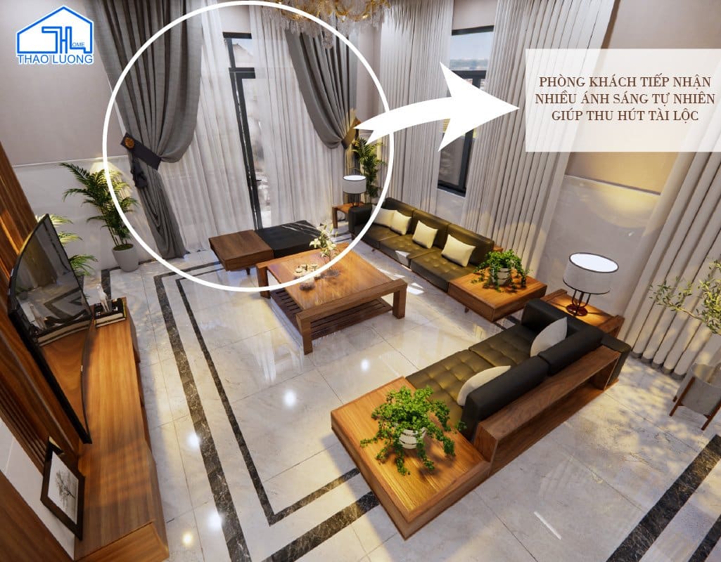 Ánh sáng tự nhiên giúp tăng vượng khí cho ngôi nhà