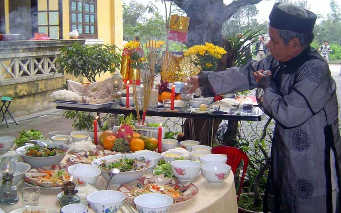 Mâm cúng tất niên cuối năm đầy đủ chi tiết