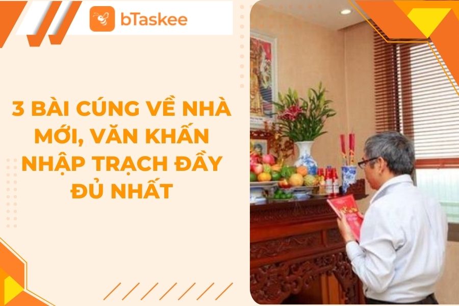 Gia đình làm lễ cúng mở cửa nhà mới