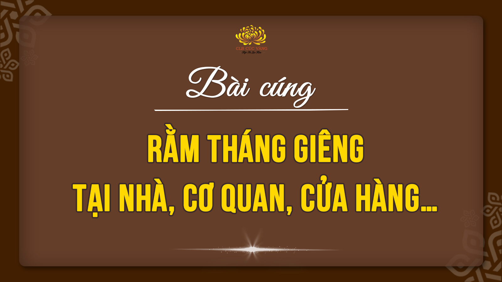 Người đọc bài cúng ngày rằm tại nhà