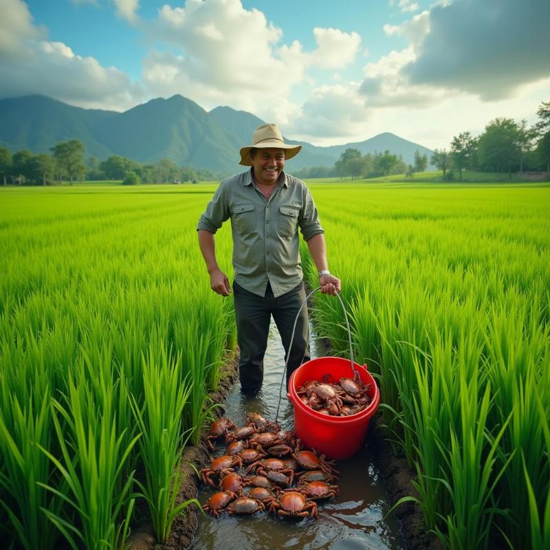 Mơ bắt nhiều cua đồng đánh đề số mấy