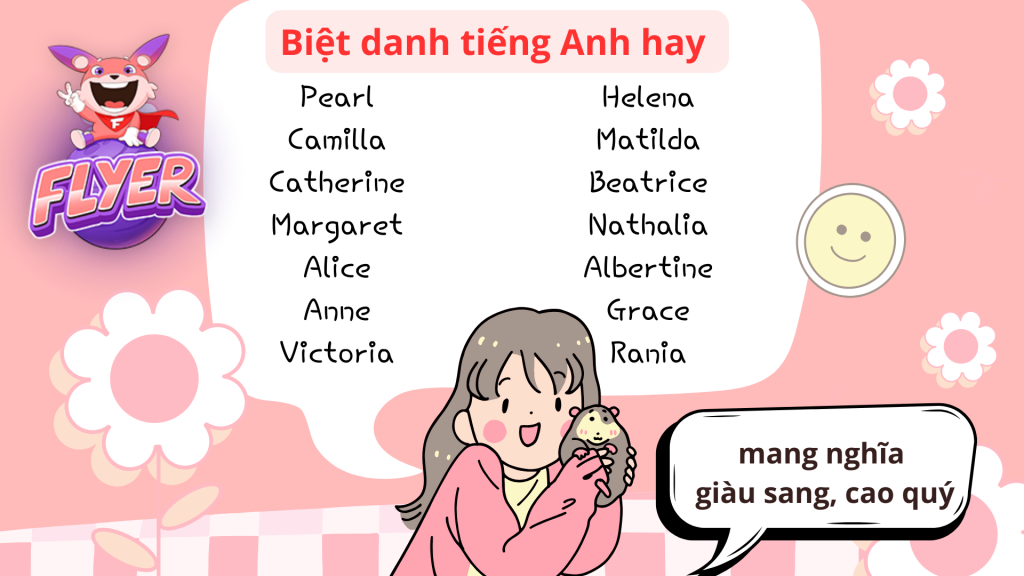 Bé gái dễ thương với tên tiếng Anh năm 2026
