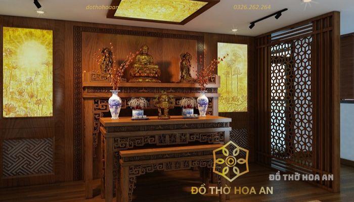 Cách đặt bàn thờ đúng phong thuỷ trong nhà