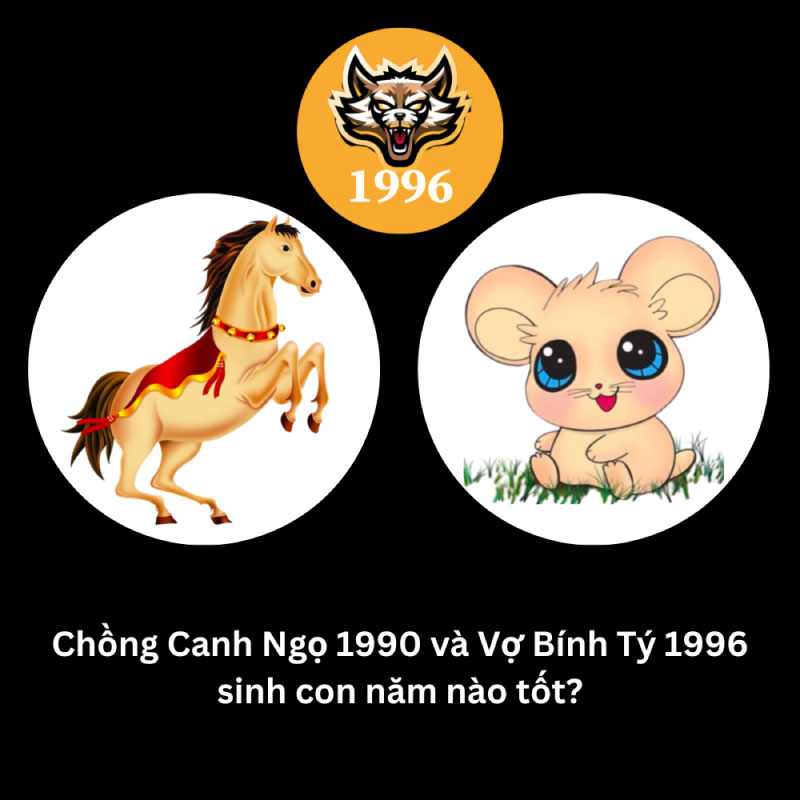 Chồng 1990 vợ 1996 sinh con năm nào hợp