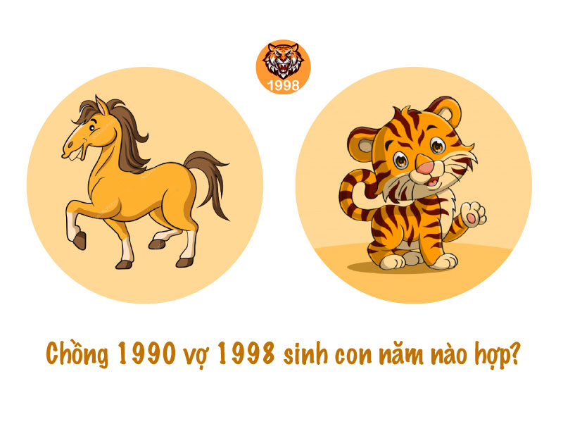 Chồng 1990 vợ 1998 sinh con năm nào hợp nhất