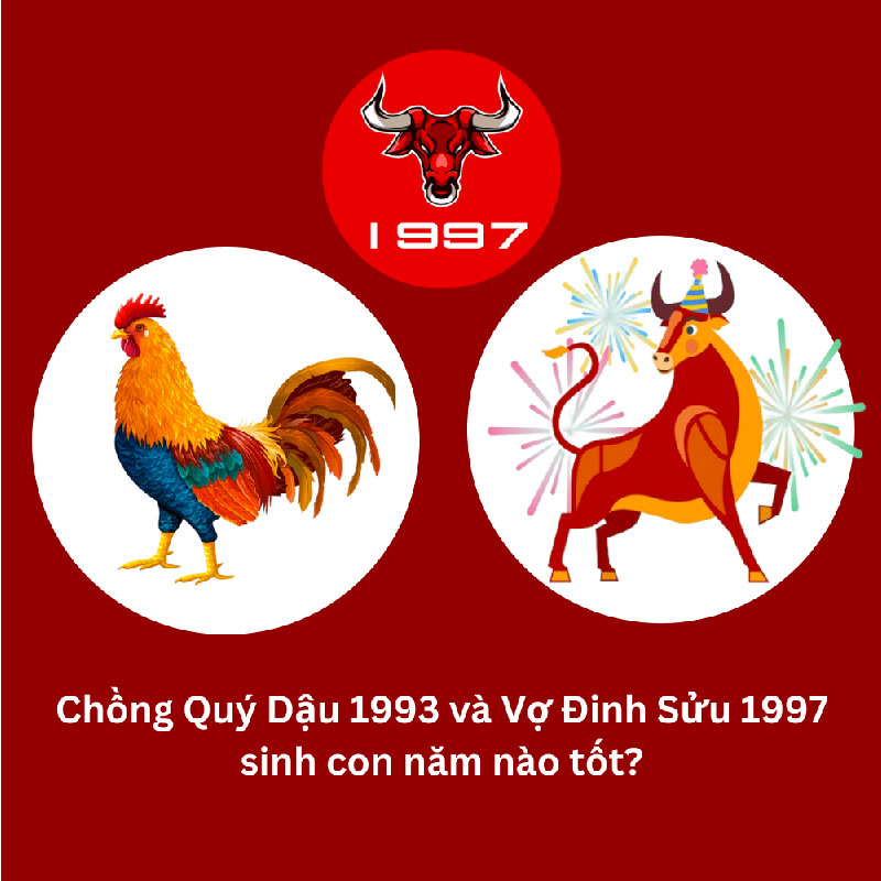 Gia đình chồng 1993 vợ 1997 sinh con hợp tuổi
