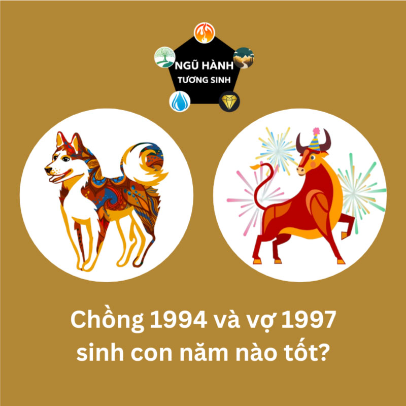 Chồng 1994 vợ 1997 sinh con năm nào hợp nhất