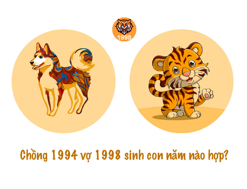 Chồng 1994 vợ 1998 sinh con năm nào hợp