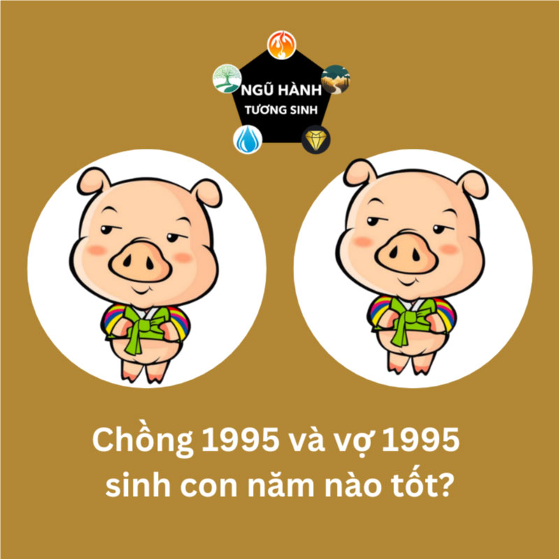 Vợ chồng 1995 sinh con năm nào hợp và tốt