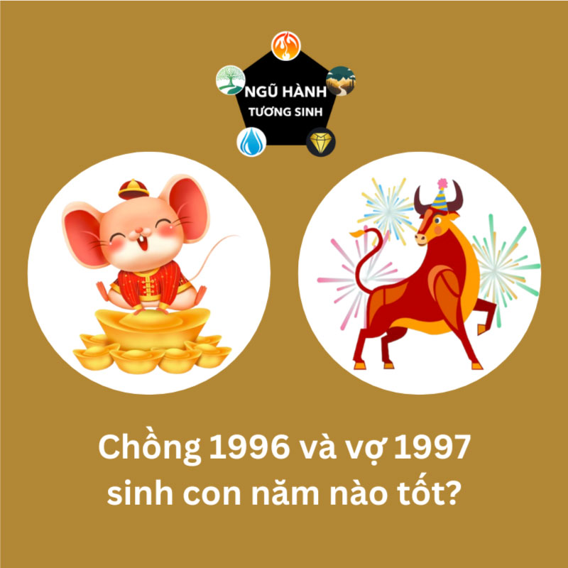 Chồng 1997 vợ 1996 sinh con năm nào hợp nhất