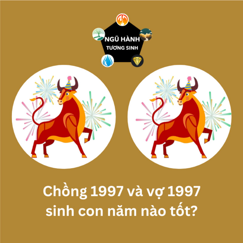 Chồng 1997 vợ 1997 sinh con năm nào hợp nhất