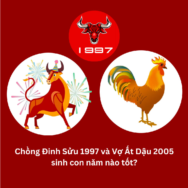 Gia đình chồng 1997 vợ 2005 sinh con hợp tuổi