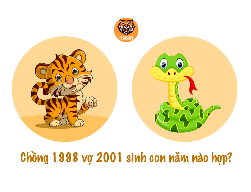 Chồng 1998 vợ 2001 nên sinh con năm nào tốt