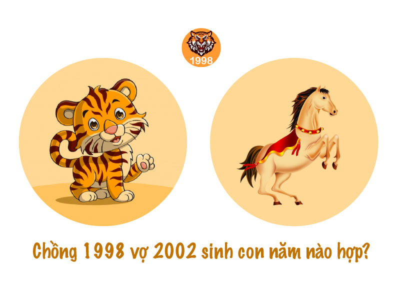 Chồng 1998 vợ 2002 sinh con năm nào hợp nhất