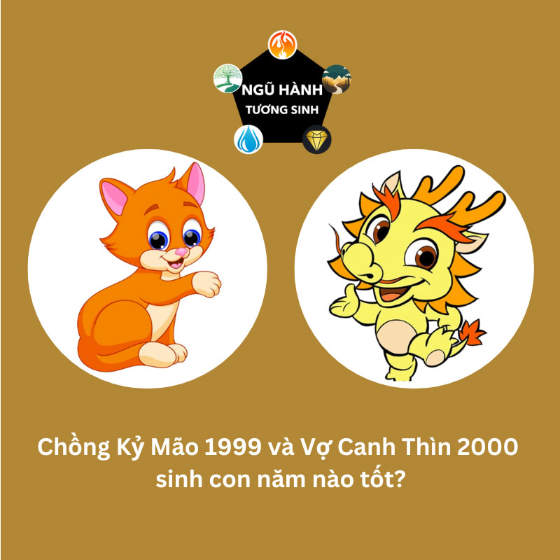Chồng 2000 vợ 1999 sinh con năm nào hợp nhất