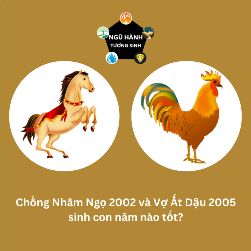 Chồng 2002 vợ 2000 nên sinh con năm nào tốt