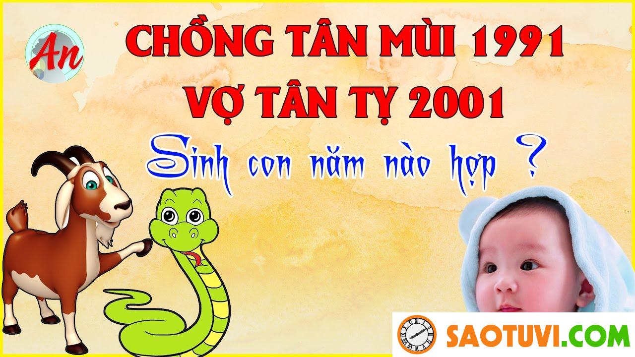 Chồng 2003 vợ 2001 sinh con năm nào hợp nhất