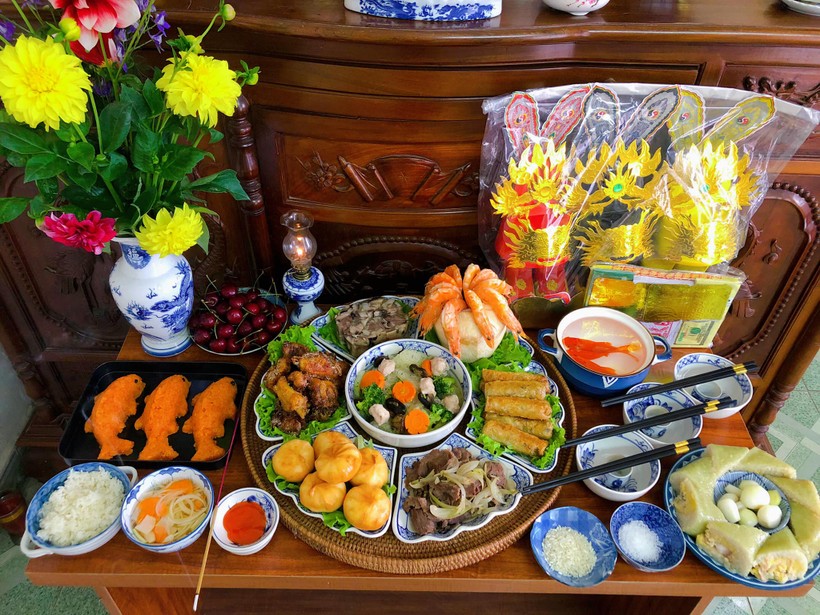 Mâm cúng ông Công ông Táo đầy đủ năm 2026