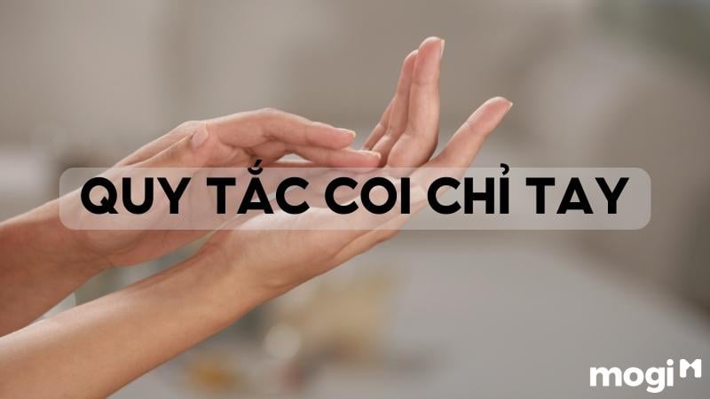 Hình ảnh bàn tay nam đang xem chỉ tay