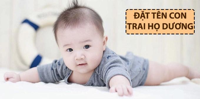 Bé trai với tên gọi ý nghĩa và may mắn