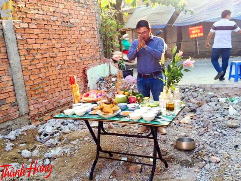 Lễ cúng động thổ xây nhà mới truyền thống