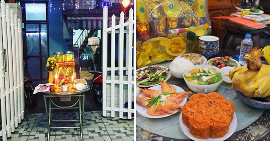 Mâm lễ cúng giao thừa trong nhà đầy đủ dễ làm