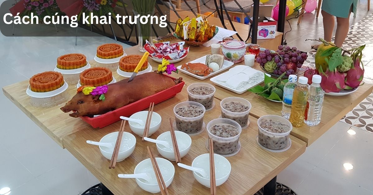 Mâm cúng nhập hàng đầu năm đầy đủ lễ vật