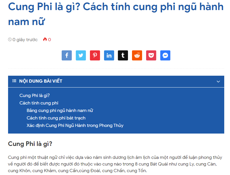 So sánh điểm khác nhau giữa mệnh và cung phi