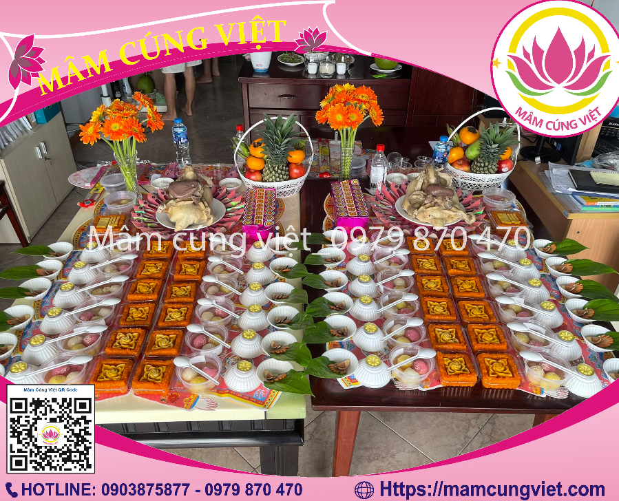 Mâm cúng giỗ ông nội đầy đủ lễ vật truyền thống