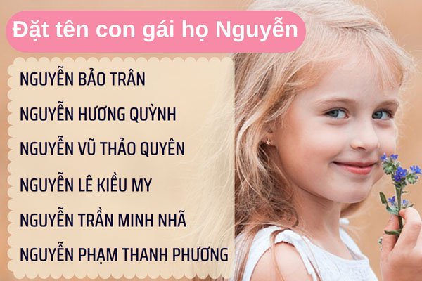 Bé gái họ Nguyễn sinh năm 2026 dễ thương