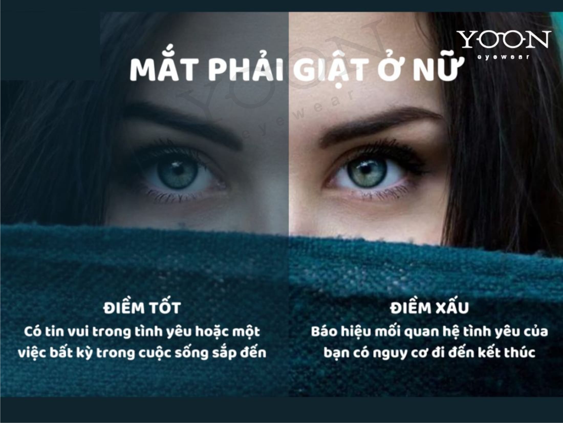 Giật mắt phải nữ báo điềm gì