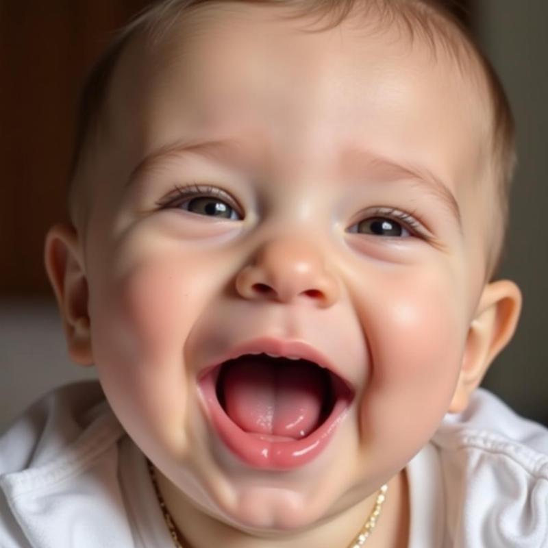 Em bé đang ngủ trong giấc mơ an lành