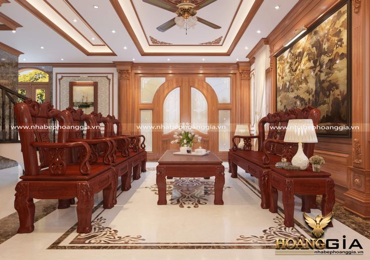 Phòng khách hiện đại hợp mệnh hoả sang trọng