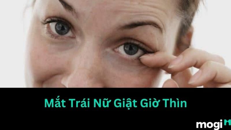Luận giải giật mắt trái theo giờ