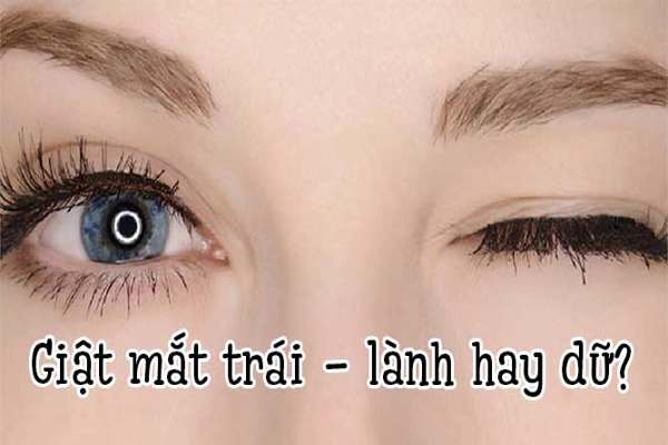Mắt nữ giật theo khung giờ
