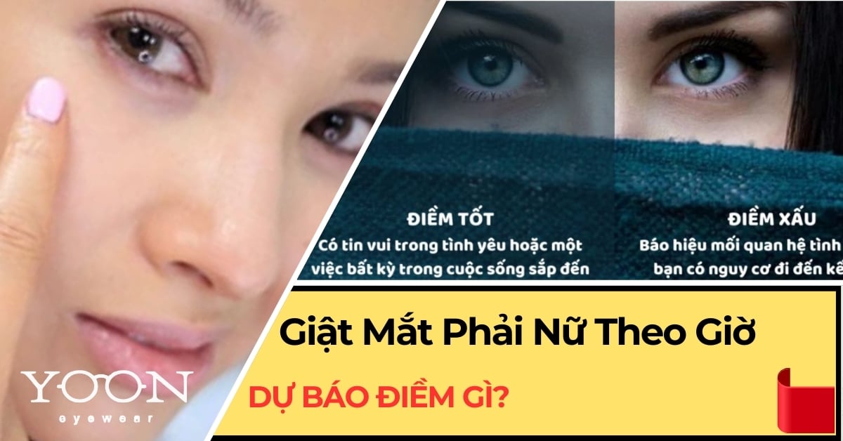 Giật mắt phải nữ liên tục trong ngày