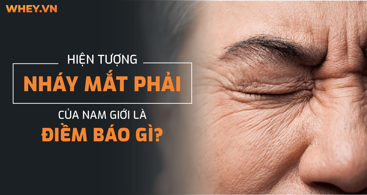 Nam giới nháy mắt phải liên tục