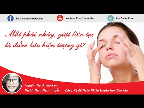 Mắt phải nháy liên tục ở người trẻ