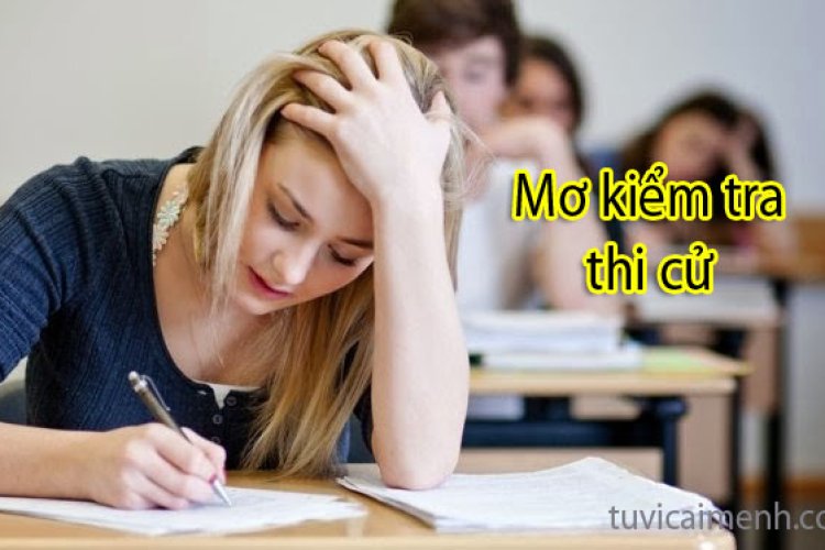 Hình ảnh giấc mơ về kỳ thi căng thẳng