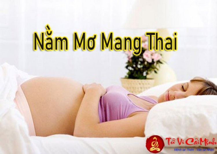 Phụ nữ mơ thấy mang thai nên đánh con gì