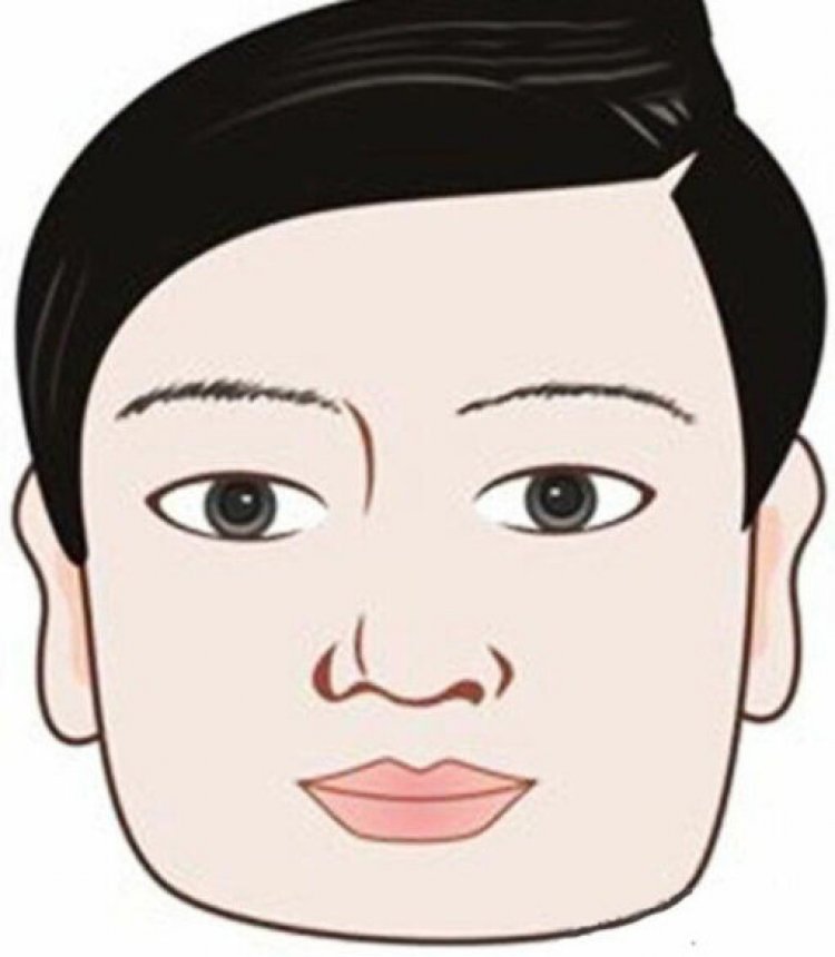 Tướng mặt vuông ở nam giới