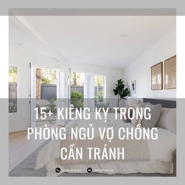 Những điều kiêng kỵ cần tránh trong phòng ngủ