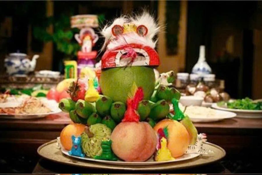 Mâm cúng Trung Thu đơn giản tại nhà