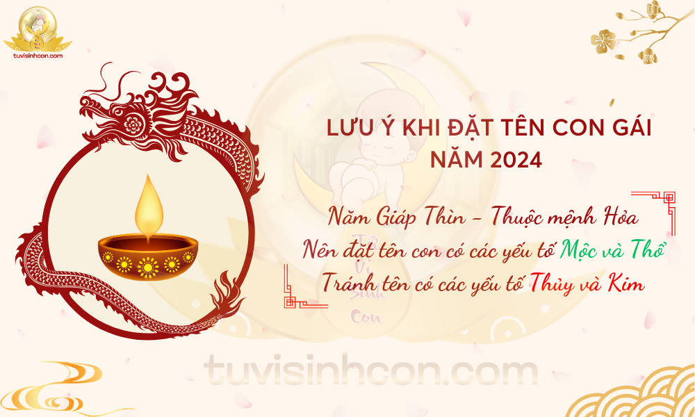 Đặt tên con gái hay hợp tuổi 2024